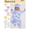 Butterick Sewing Pattern Infants' Jacket, Tops, Dress, Rompers, Diaper Cover and Hat 18 Butterick Sewing Pattern Infants' Jacket, Tops, Dress, Rompers, Diaper Cover and Hat