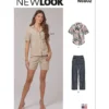 New Look Sewing Pattern Misses' Shirt, Pants and Shorts 15 New Look Sewing Pattern Misses' Shirt, Pants and Shorts