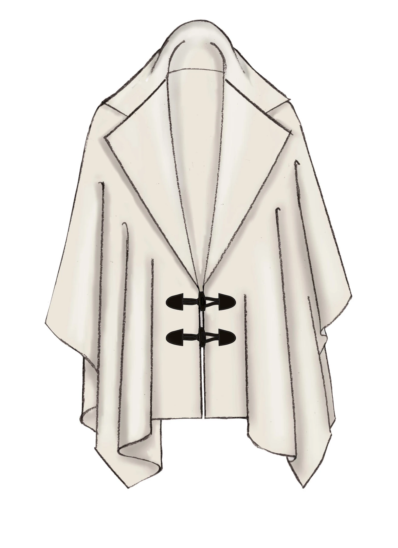 McCall's Sewing Pattern Misses' Capes and Belt with Closure Options (PDF) 6 McCall's Sewing Pattern Misses' Capes and Belt with Closure Options (PDF)