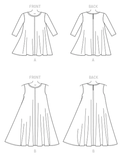 McCall's Sewing Pattern Misses' Flared Knit Top and Dress by Melissa Watson (PDF) 7 McCall's Sewing Pattern Misses' Flared Knit Top and Dress by Melissa Watson (PDF)