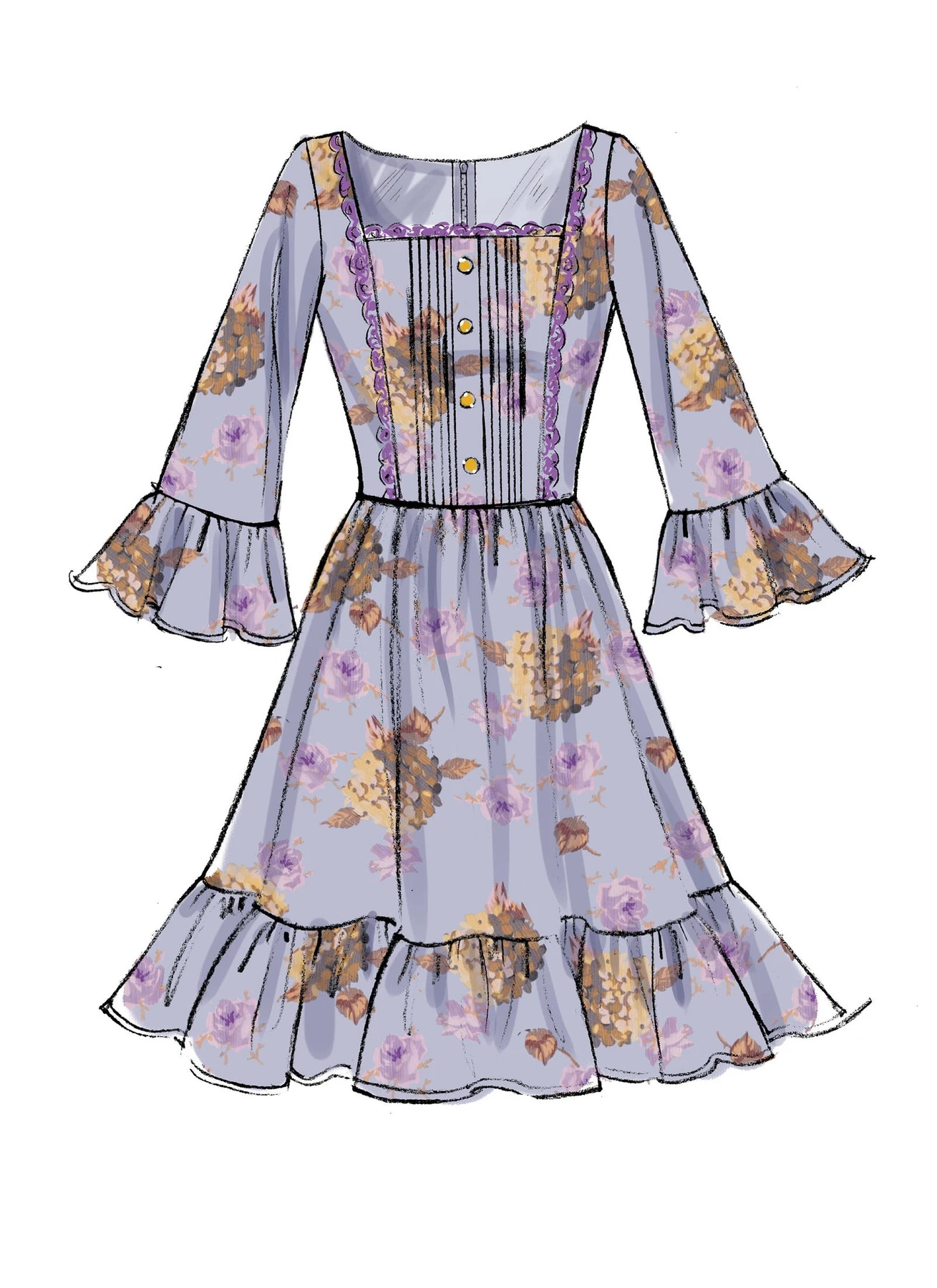 McCall's Sewing Pattern Misses' Gathered and Ruched Dresses (PDF) 5 McCall's Sewing Pattern Misses' Gathered and Ruched Dresses (PDF)