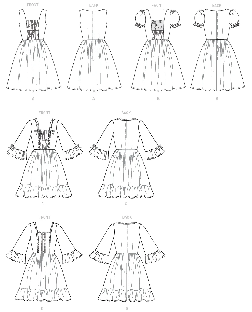 McCall's Sewing Pattern Misses' Gathered and Ruched Dresses (PDF) 8 McCall's Sewing Pattern Misses' Gathered and Ruched Dresses (PDF)