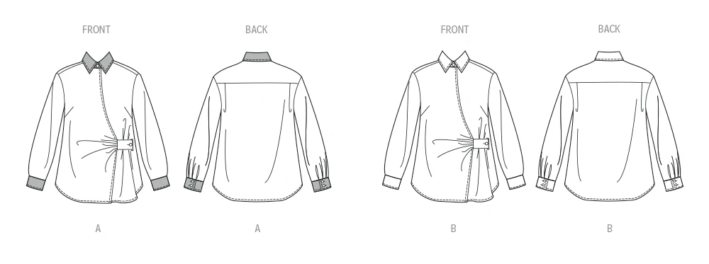 Butterick Sewing Pattern Misses' Wrap Tops 7 Butterick Sewing Pattern Misses' Wrap Tops