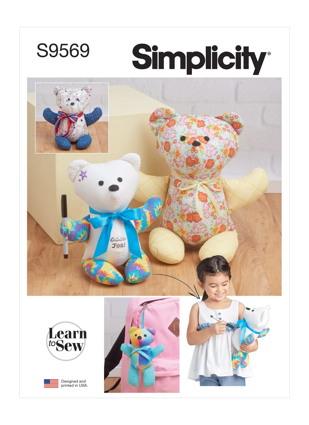 Simplicity Sewing Pattern Learn to Sew Plush Memory Bears 1 Simplicity Sewing Pattern Learn to Sew Plush Memory Bears