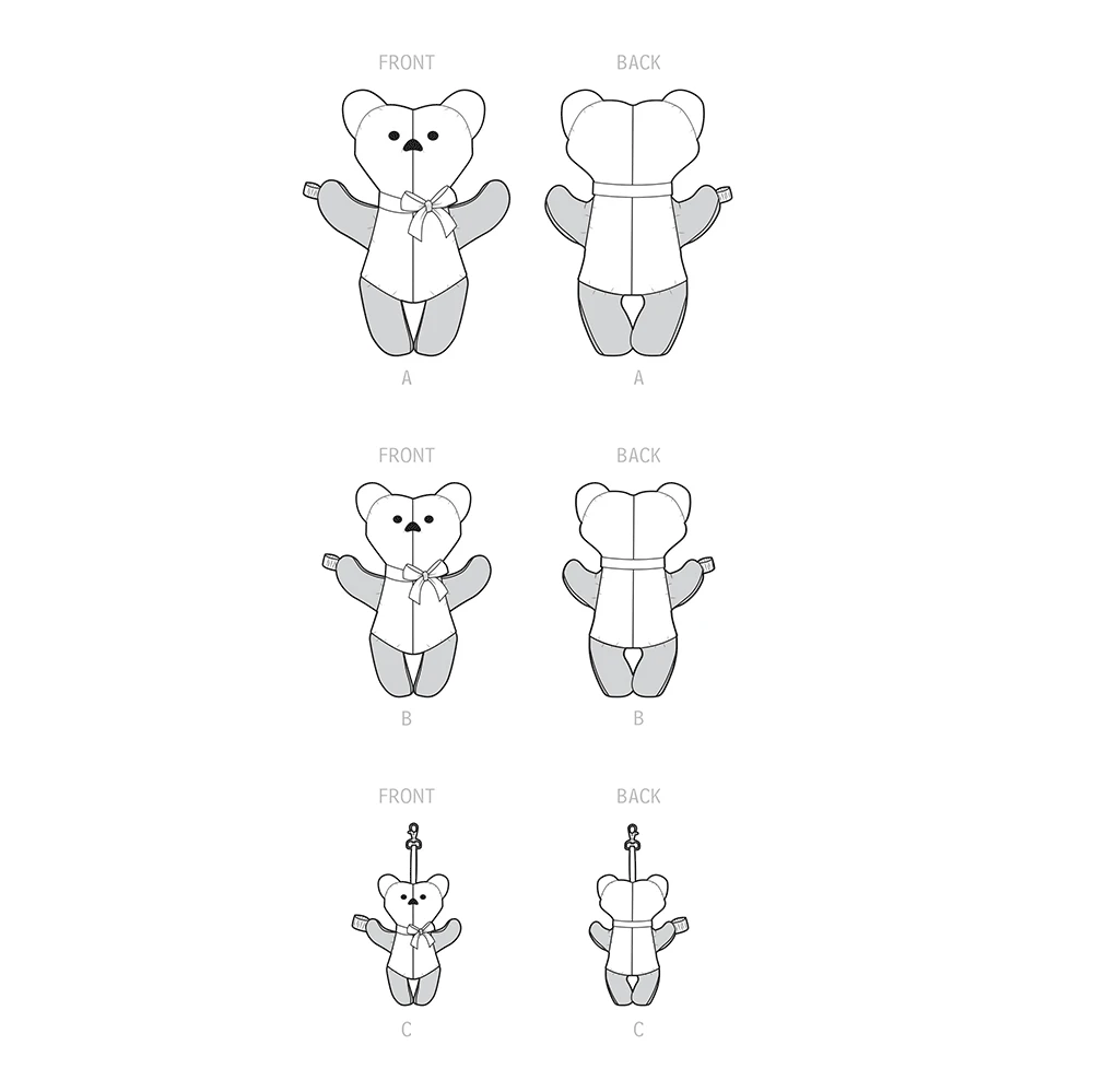 Simplicity Sewing Pattern Learn to Sew Plush Memory Bears 7 Simplicity Sewing Pattern Learn to Sew Plush Memory Bears