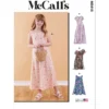 McCall's Sewing Pattern Girls' Dress in Two Lengths (PDF)