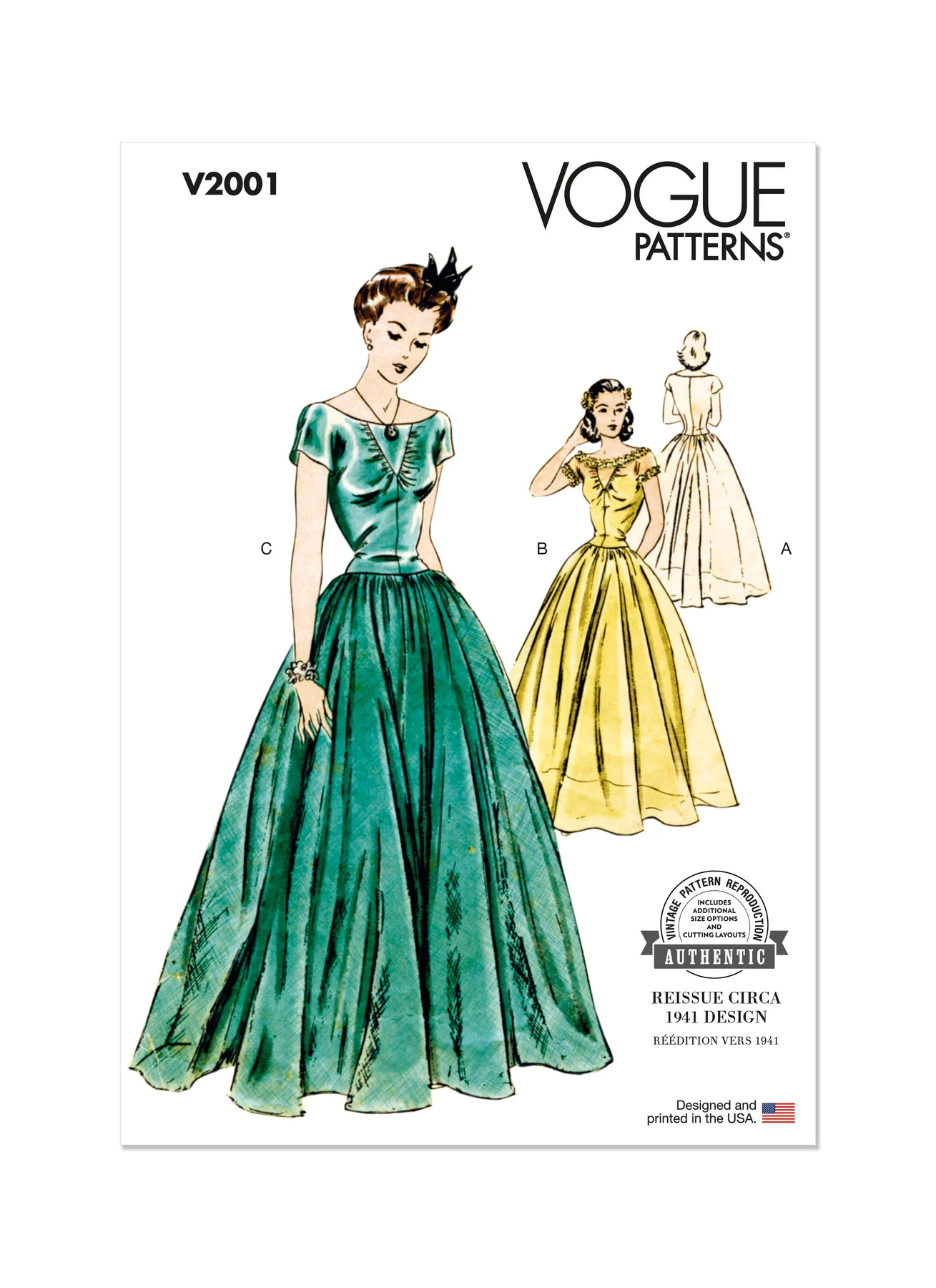Vogue Patterns 1940s Misses' Dress (PDF) 1 Vogue Patterns 1940s Misses' Dress (PDF)