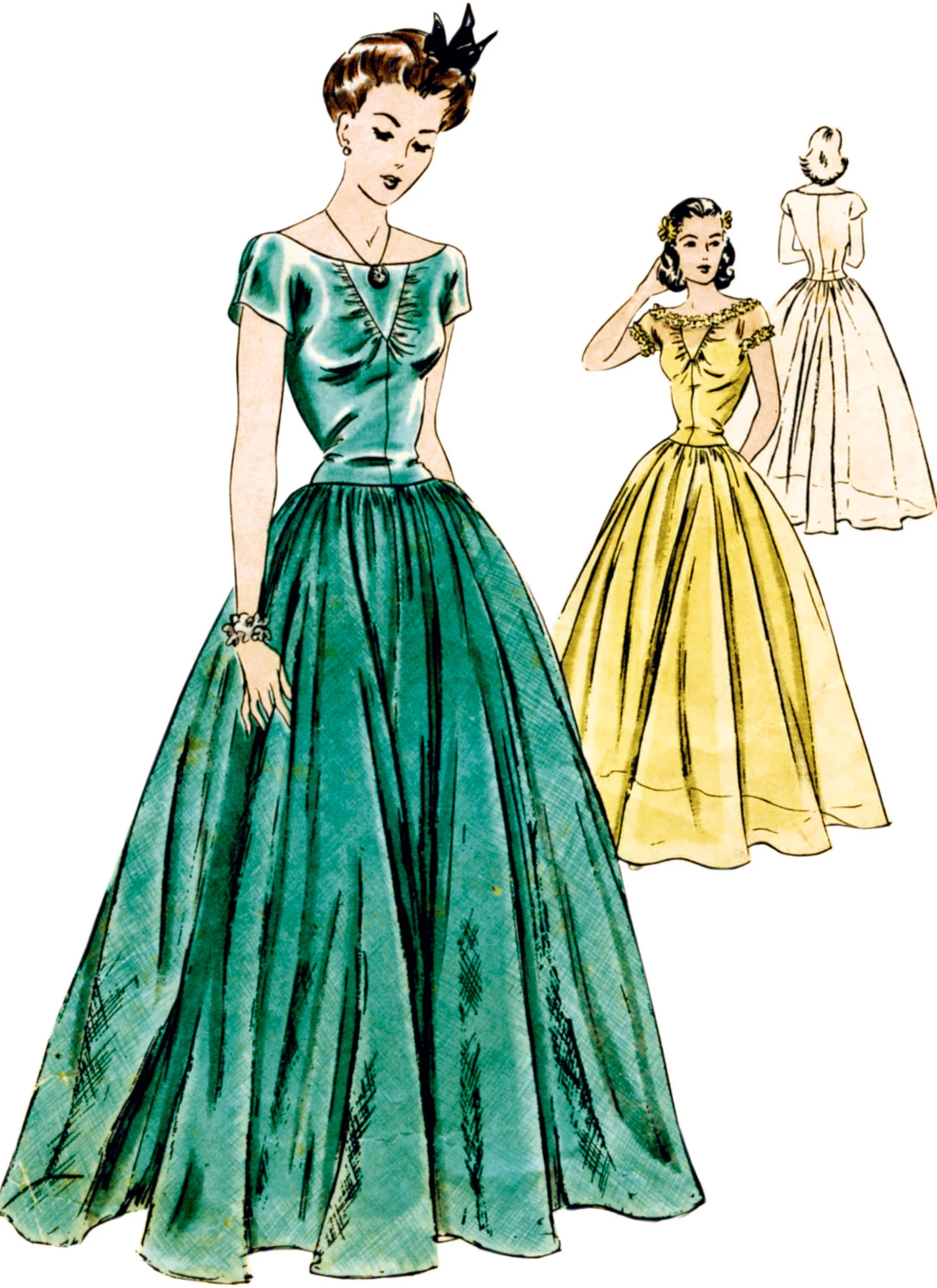 Vogue Patterns 1940s Misses' Dress (PDF) 2 Vogue Patterns 1940s Misses' Dress (PDF)