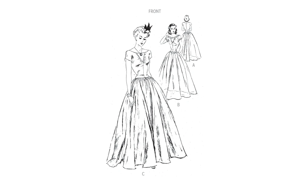 Vogue Patterns 1940s Misses' Dress (PDF) 4 Vogue Patterns 1940s Misses' Dress (PDF)