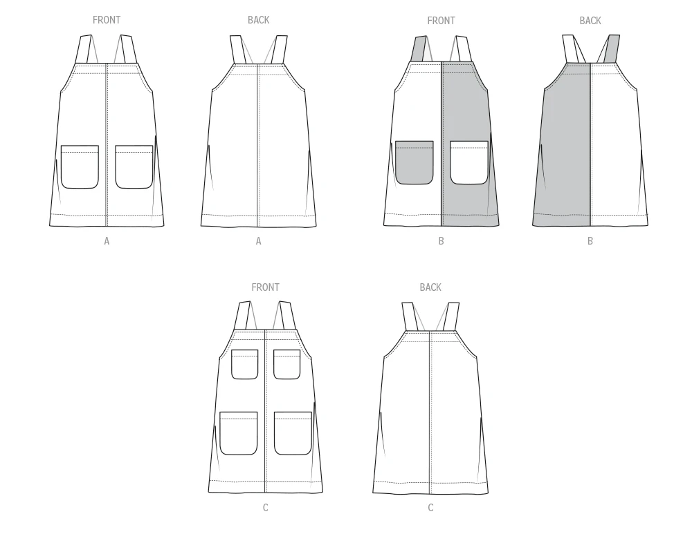 Simplicity Sewing Pattern Children's and Girls Learn to Sew Jumpers (PDF) 11 Simplicity Sewing Pattern Children's and Girls Learn to Sew Jumpers (PDF)