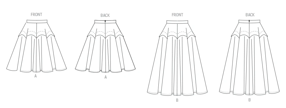 Vogue Patterns Misses' Skirt in Two Lengths (PDF) 8 Vogue Patterns Misses' Skirt in Two Lengths (PDF)