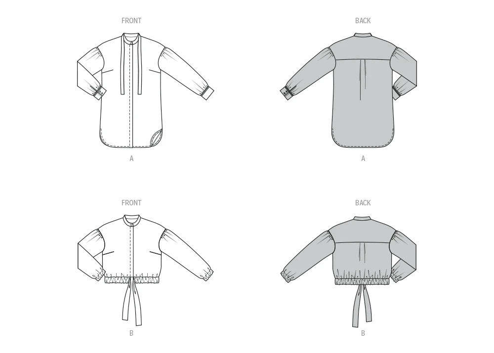 Burda Style Sewing Pattern 5723 Misses' Blouse 11 Burda Style Sewing Pattern 5723 Misses' Blouse