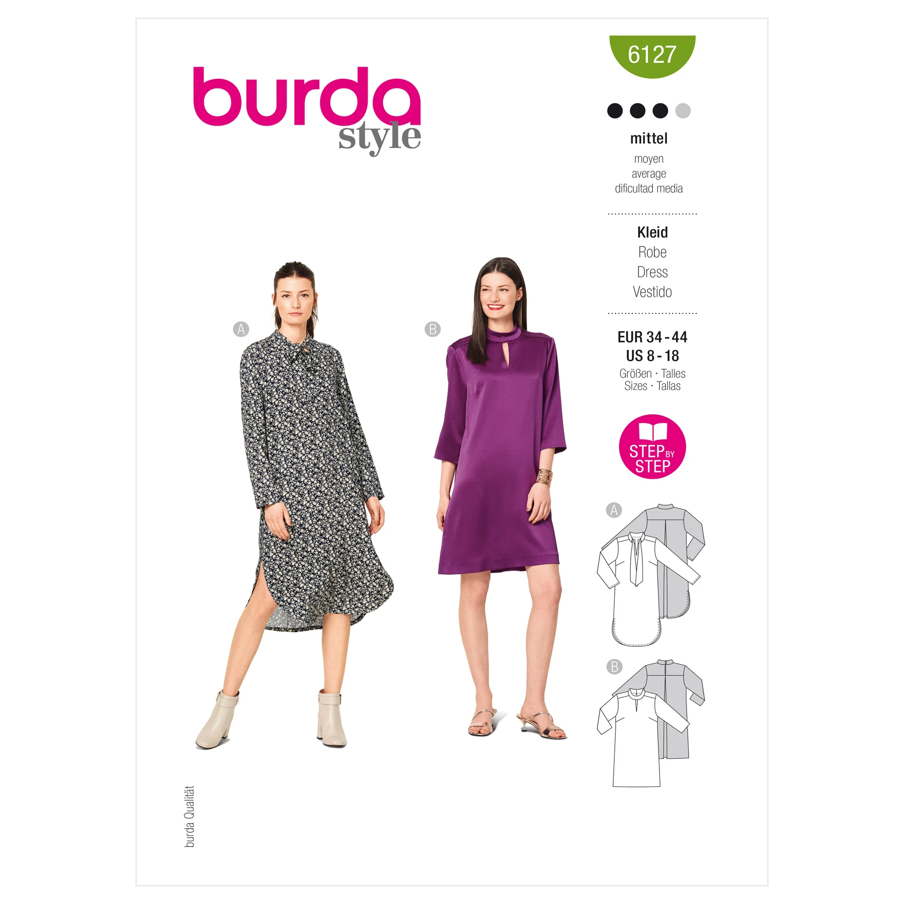 Burda Style Sewing Pattern Misses' Dresses 22 Burda Style Sewing Pattern Misses' Dresses