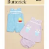 Butterick Sewing Pattern Baby Overalls, Dress and Panties 16 Butterick Sewing Pattern Baby Overalls, Dress and Panties