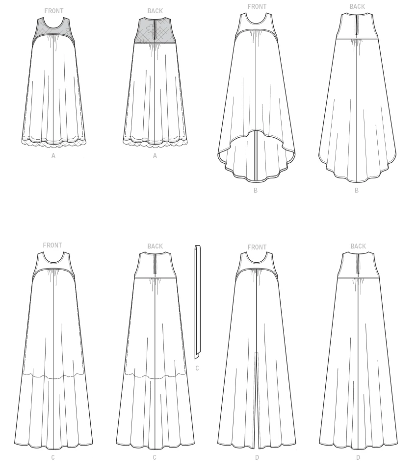McCall's Sewing Pattern Misses' Dresses with Yokes, and Belt (PDF) 10 McCall's Sewing Pattern Misses' Dresses with Yokes, and Belt (PDF)