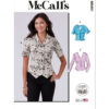 McCall's Sewing Pattern Misses' Tops