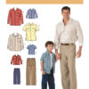 Simplicity Sewing Pattern Boys' & Men's Shirts and Pants