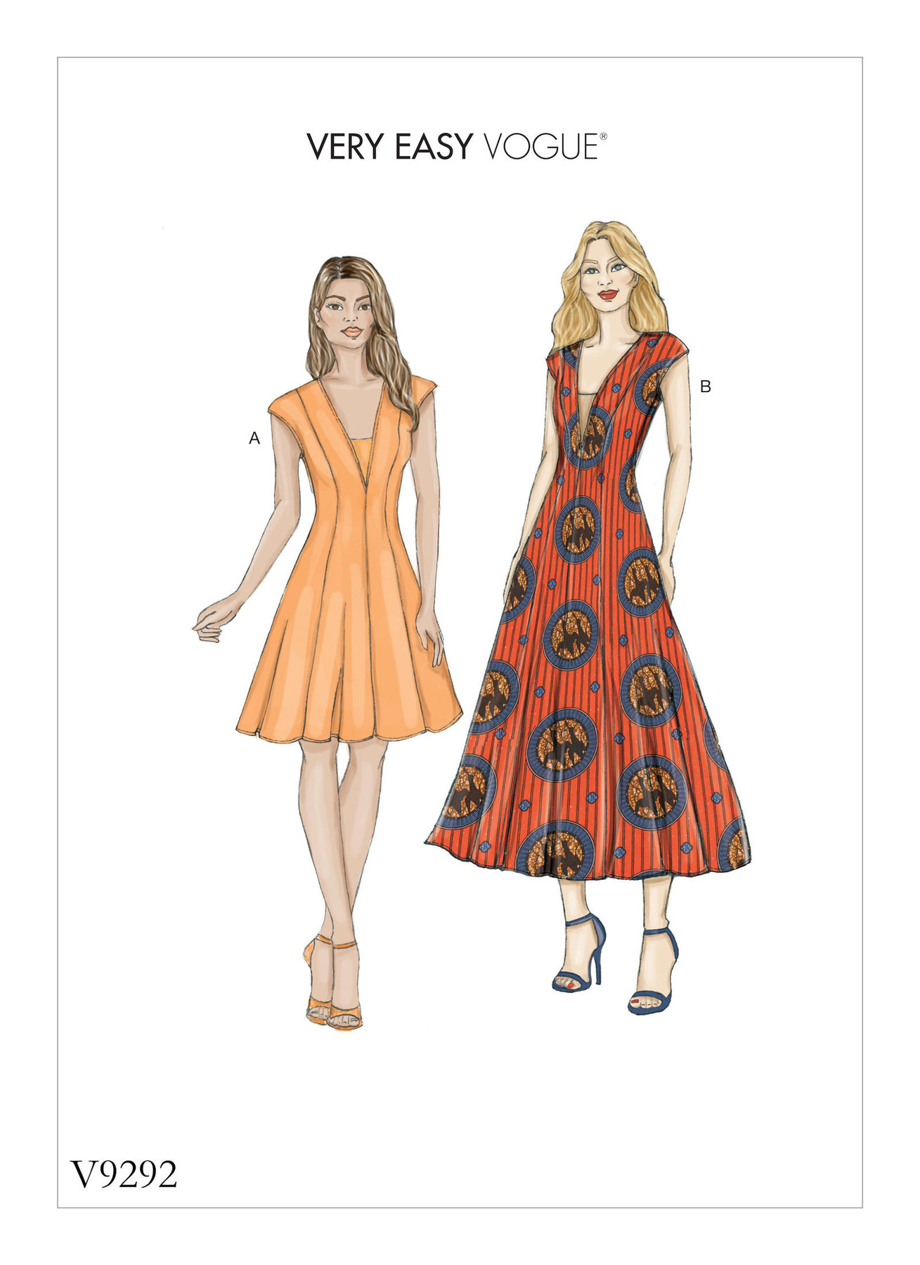 Vogue Patterns Misses' Dress and Dickie 1 Vogue Patterns Misses' Dress and Dickie