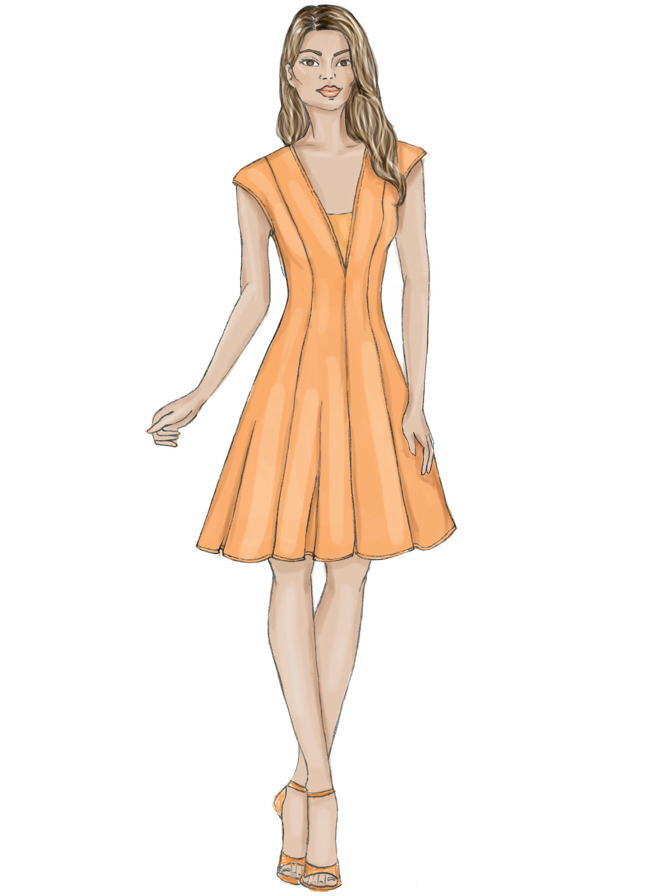 Vogue Patterns Misses' Dress and Dickie 4 Vogue Patterns Misses' Dress and Dickie