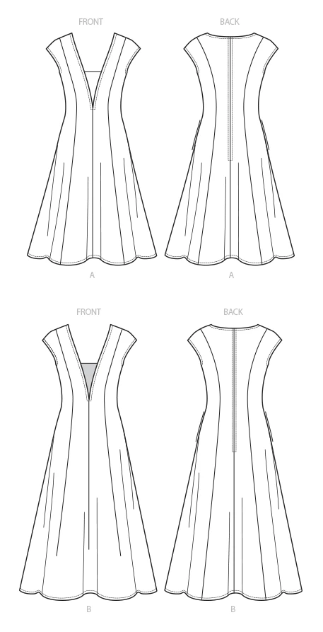 Vogue Patterns Misses' Dress and Dickie 8 Vogue Patterns Misses' Dress and Dickie