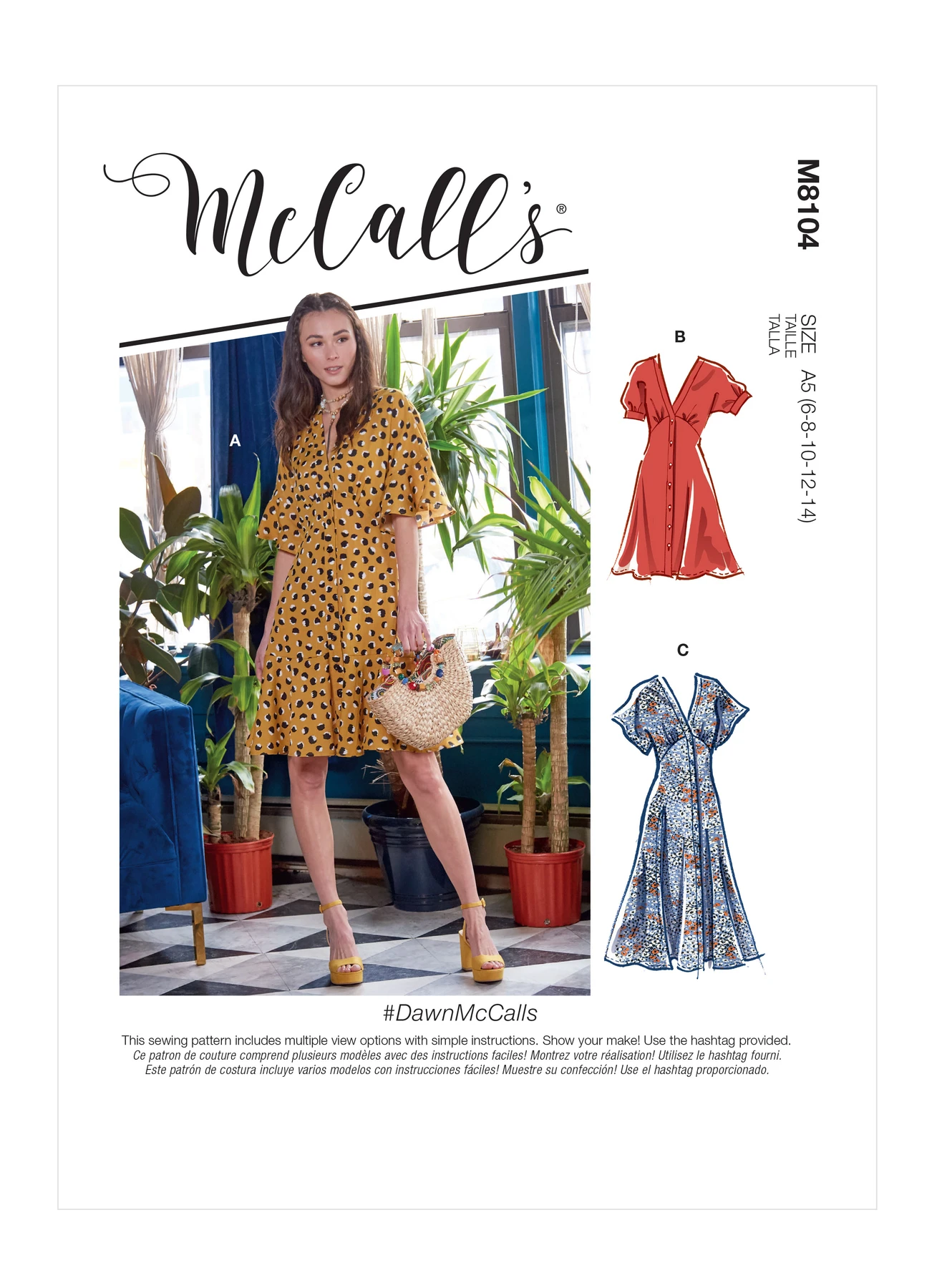 McCall's Sewing Pattern Misses' Dresses (PDF) 1 McCall's Sewing Pattern Misses' Dresses (PDF)
