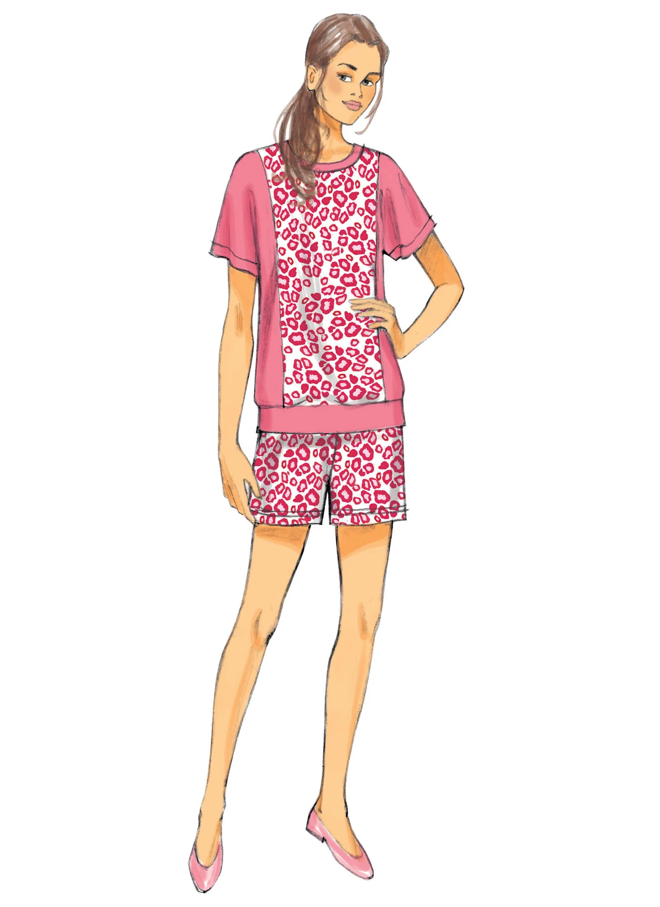 Butterick Sewing Pattern Misses' Top, Dress, Shorts, Pants and Lounge Socks (PDF) 3 Butterick Sewing Pattern Misses' Top, Dress, Shorts, Pants and Lounge Socks (PDF)