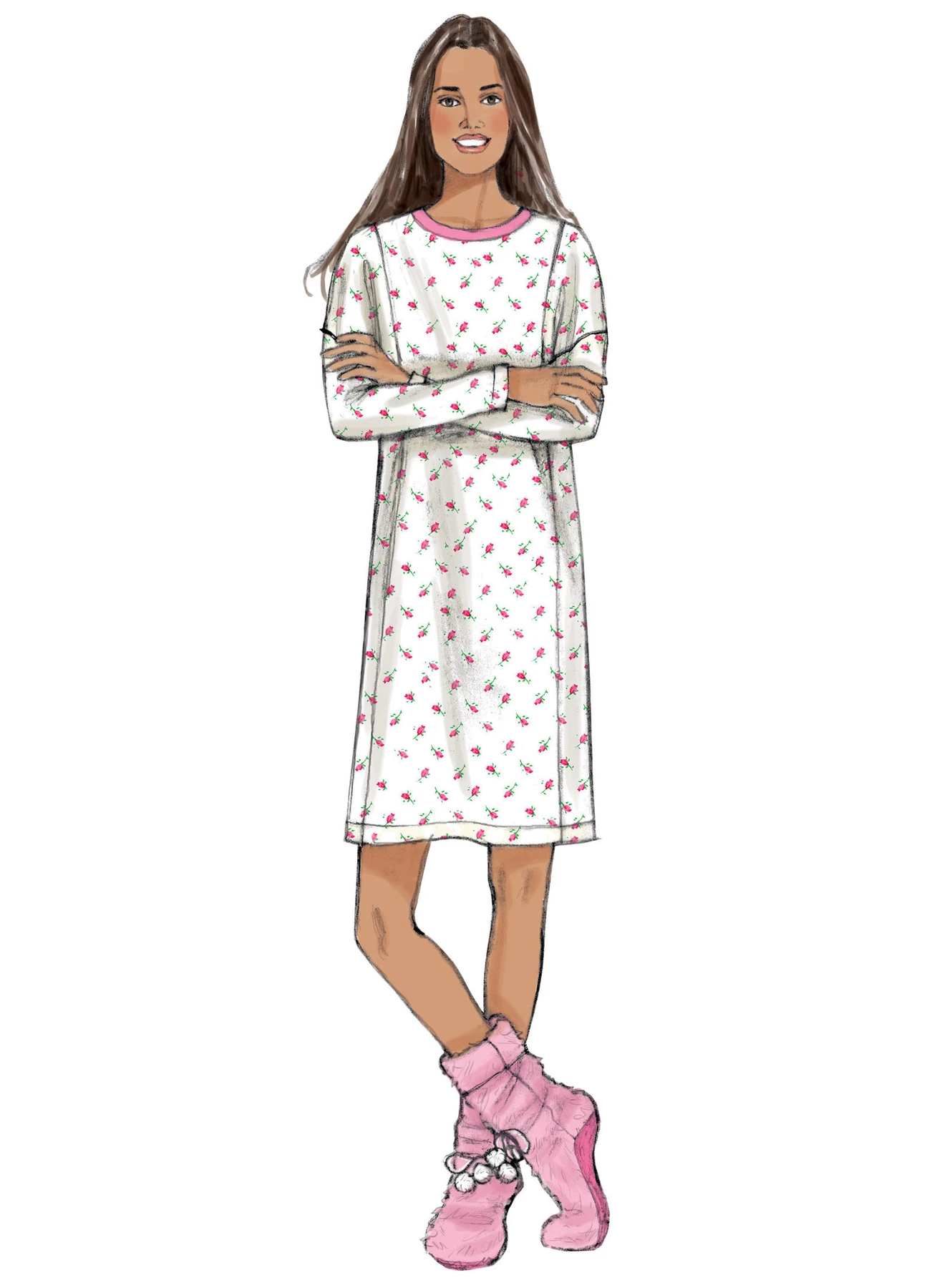 Butterick Sewing Pattern Misses' Top, Dress, Shorts, Pants and Lounge Socks (PDF) 4 Butterick Sewing Pattern Misses' Top, Dress, Shorts, Pants and Lounge Socks (PDF)