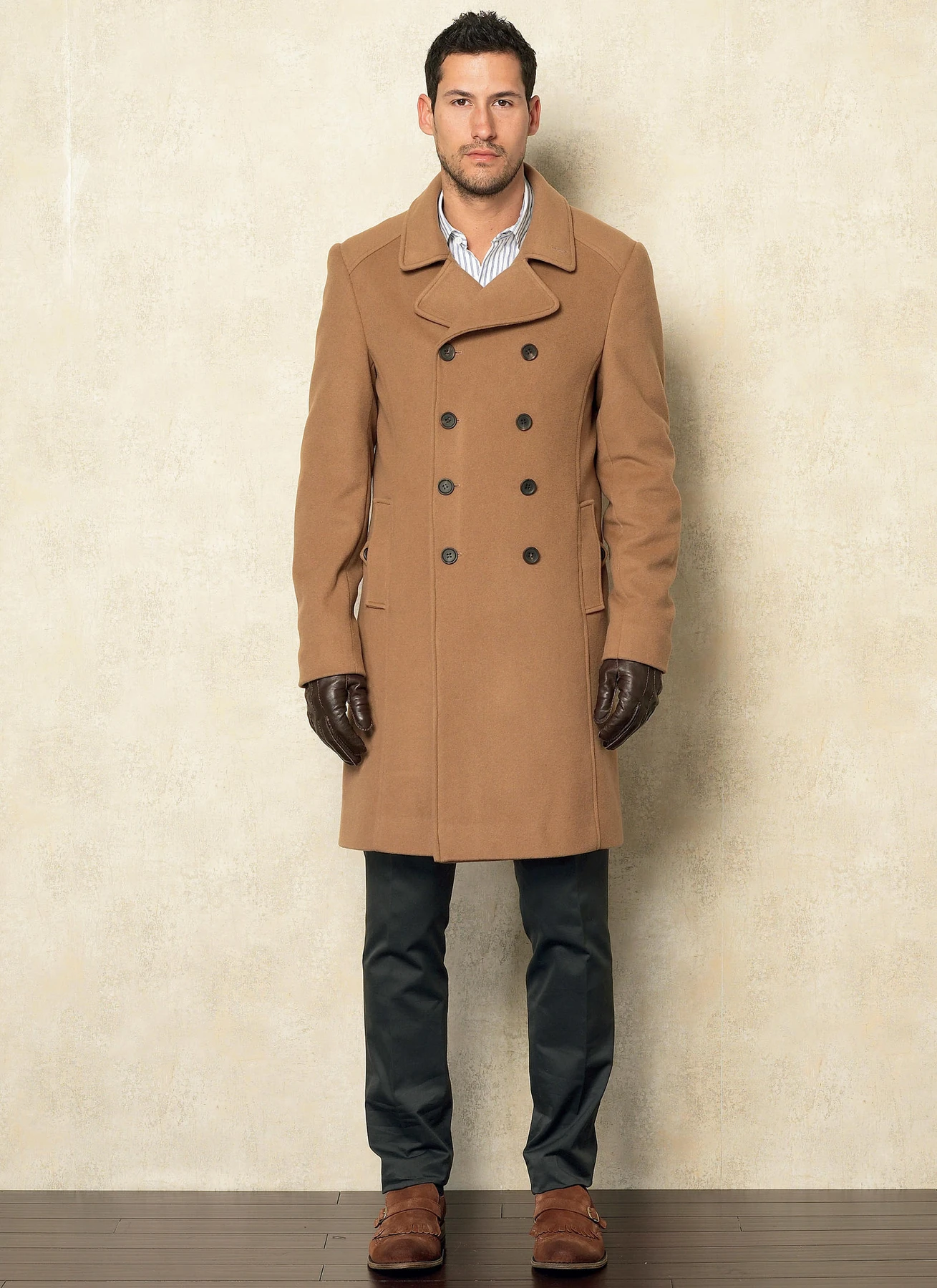 Vogue Patterns Men's Double-Breasted Peacoats and Pants 7 Vogue Patterns Men's Double-Breasted Peacoats and Pants