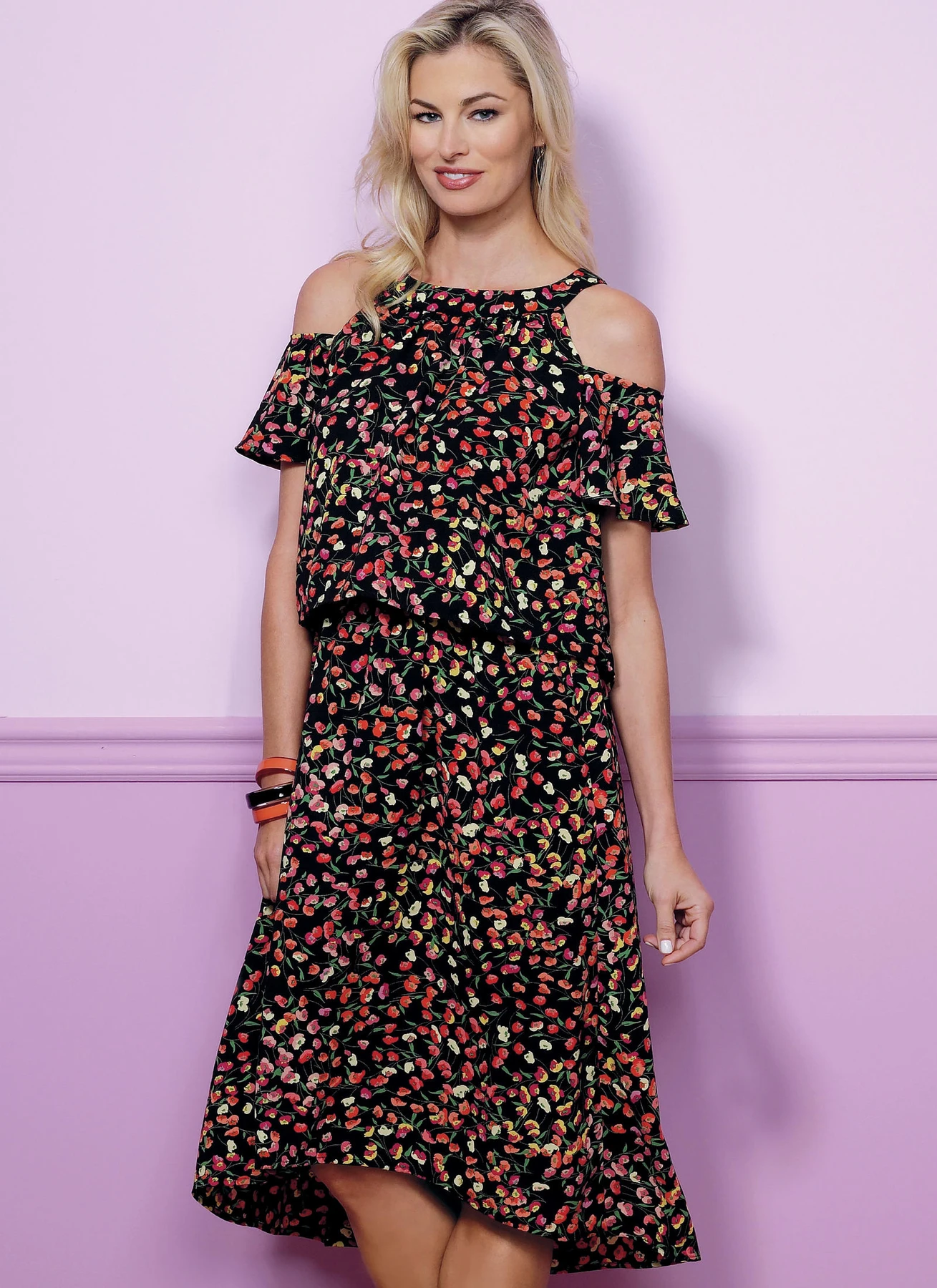 Butterick Sewing Pattern Misses' Cold-Shoulder or Sleeveless Dresses and Jumpsuit (PDF) 2 Butterick Sewing Pattern Misses' Cold-Shoulder or Sleeveless Dresses and Jumpsuit (PDF)