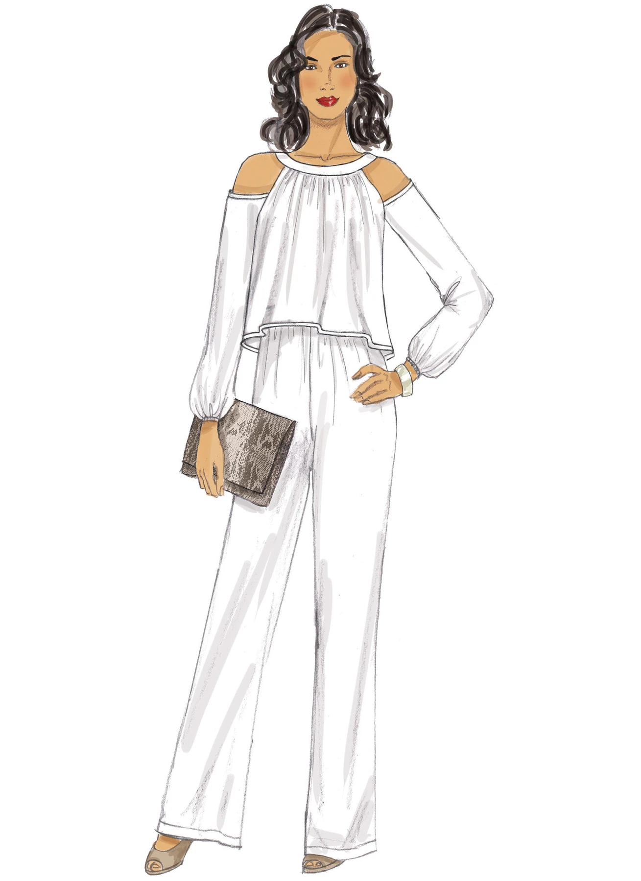 Butterick Sewing Pattern Misses' Cold-Shoulder or Sleeveless Dresses and Jumpsuit (PDF) 3 Butterick Sewing Pattern Misses' Cold-Shoulder or Sleeveless Dresses and Jumpsuit (PDF)