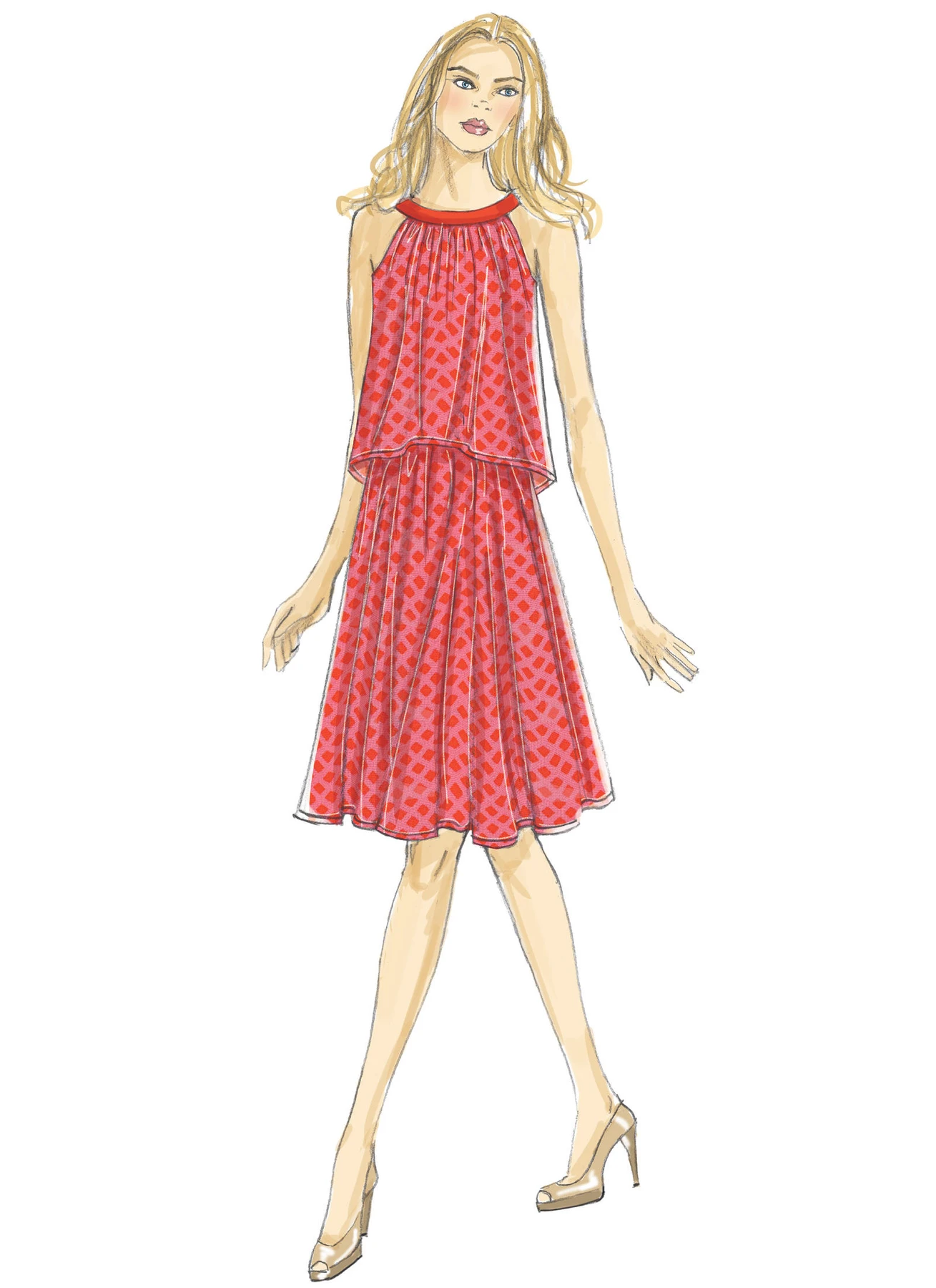Butterick Sewing Pattern Misses' Cold-Shoulder or Sleeveless Dresses and Jumpsuit (PDF) 5 Butterick Sewing Pattern Misses' Cold-Shoulder or Sleeveless Dresses and Jumpsuit (PDF)