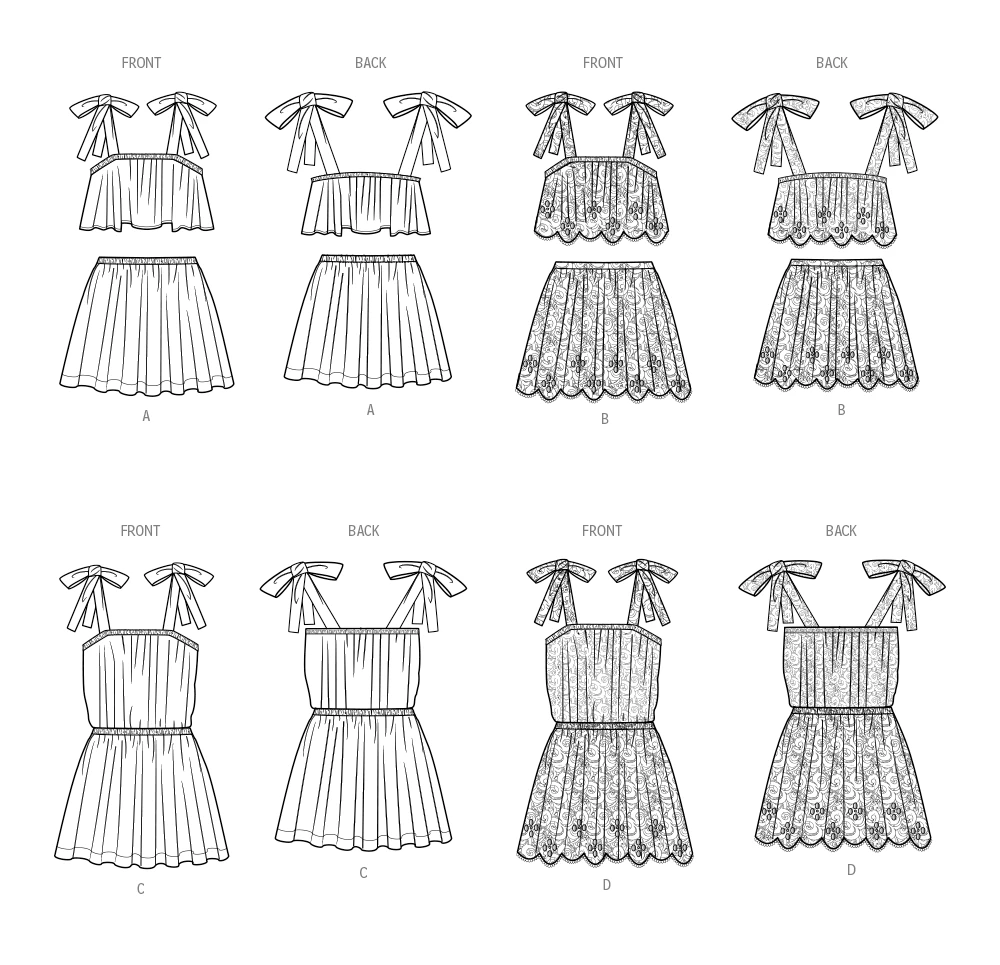 Simplicity Sewing Pattern Children's and Girls Tops, Skirts, and Dresses 15 Simplicity Sewing Pattern Children's and Girls Tops, Skirts, and Dresses