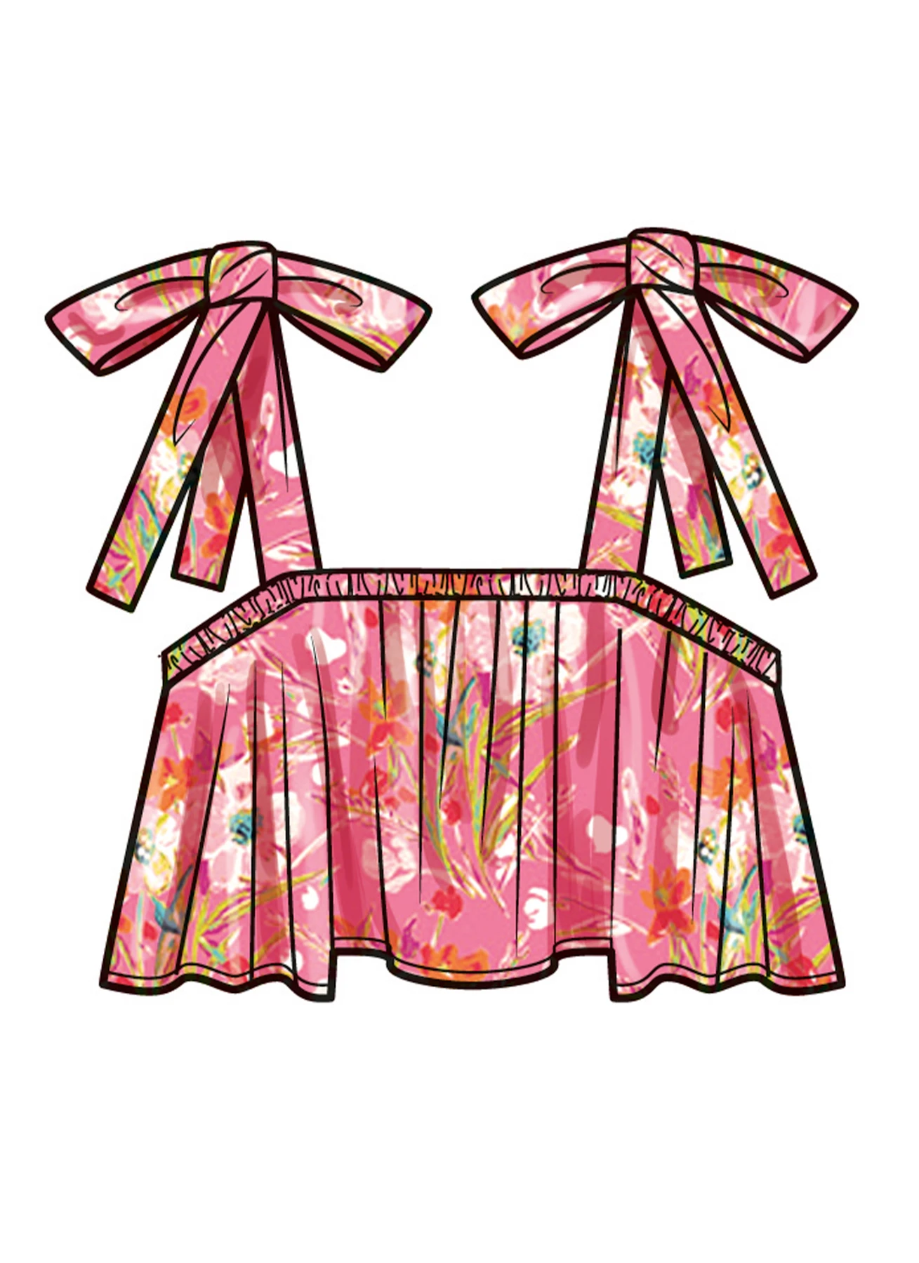 Simplicity Sewing Pattern Children's and Girls Tops, Skirts, and Dresses 3 Simplicity Sewing Pattern Children's and Girls Tops, Skirts, and Dresses