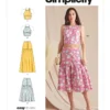 Simplicity Sewing Pattern Misses' Top and Skirts 17 Simplicity Sewing Pattern Misses' Top and Skirts
