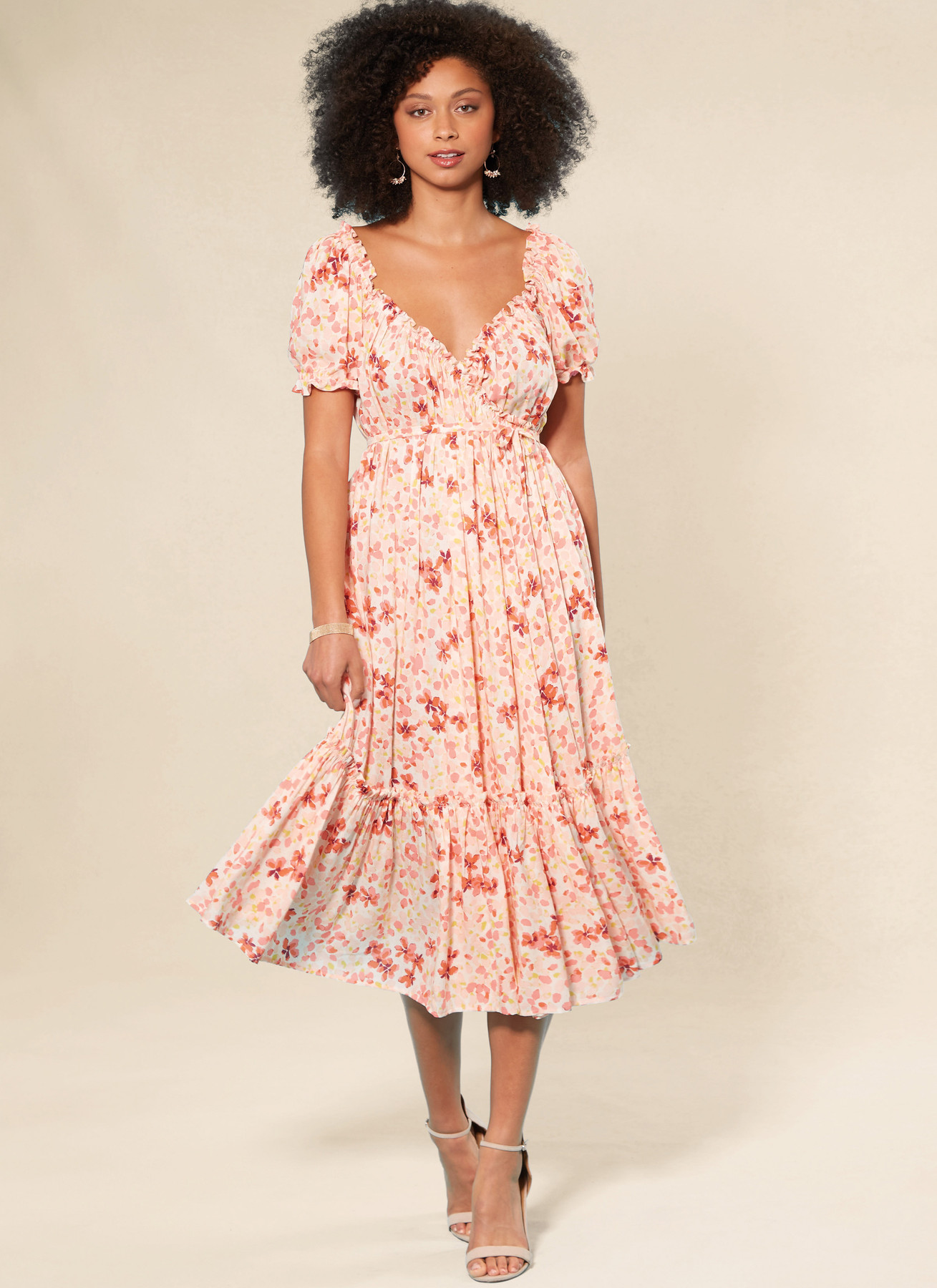 McCall's Sewing Pattern 1970s Misses' Vintage Wrap Dress by Laura Ashley 2 McCall's Sewing Pattern 1970s Misses' Vintage Wrap Dress by Laura Ashley