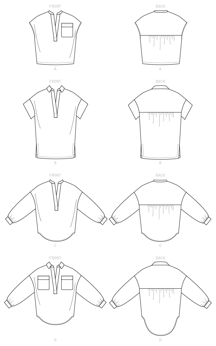 McCall's Sewing Pattern Misses'/Women's Tops (PDF) 11 McCall's Sewing Pattern Misses'/Women's Tops (PDF)