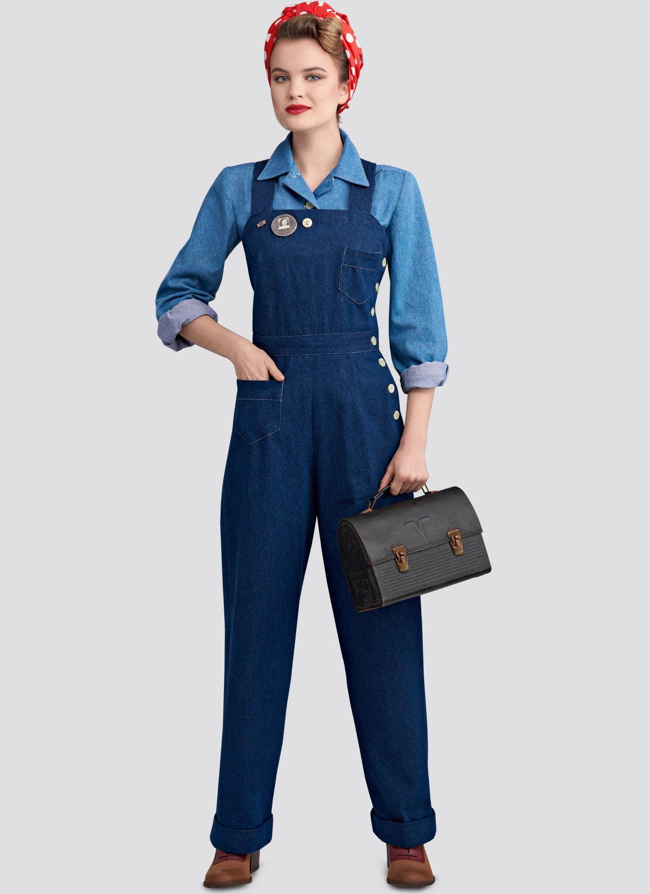 Simplicity Sewing Pattern 1940s Misses' Vintage Pants, Overalls and Blouses 4 Simplicity Sewing Pattern 1940s Misses' Vintage Pants, Overalls and Blouses