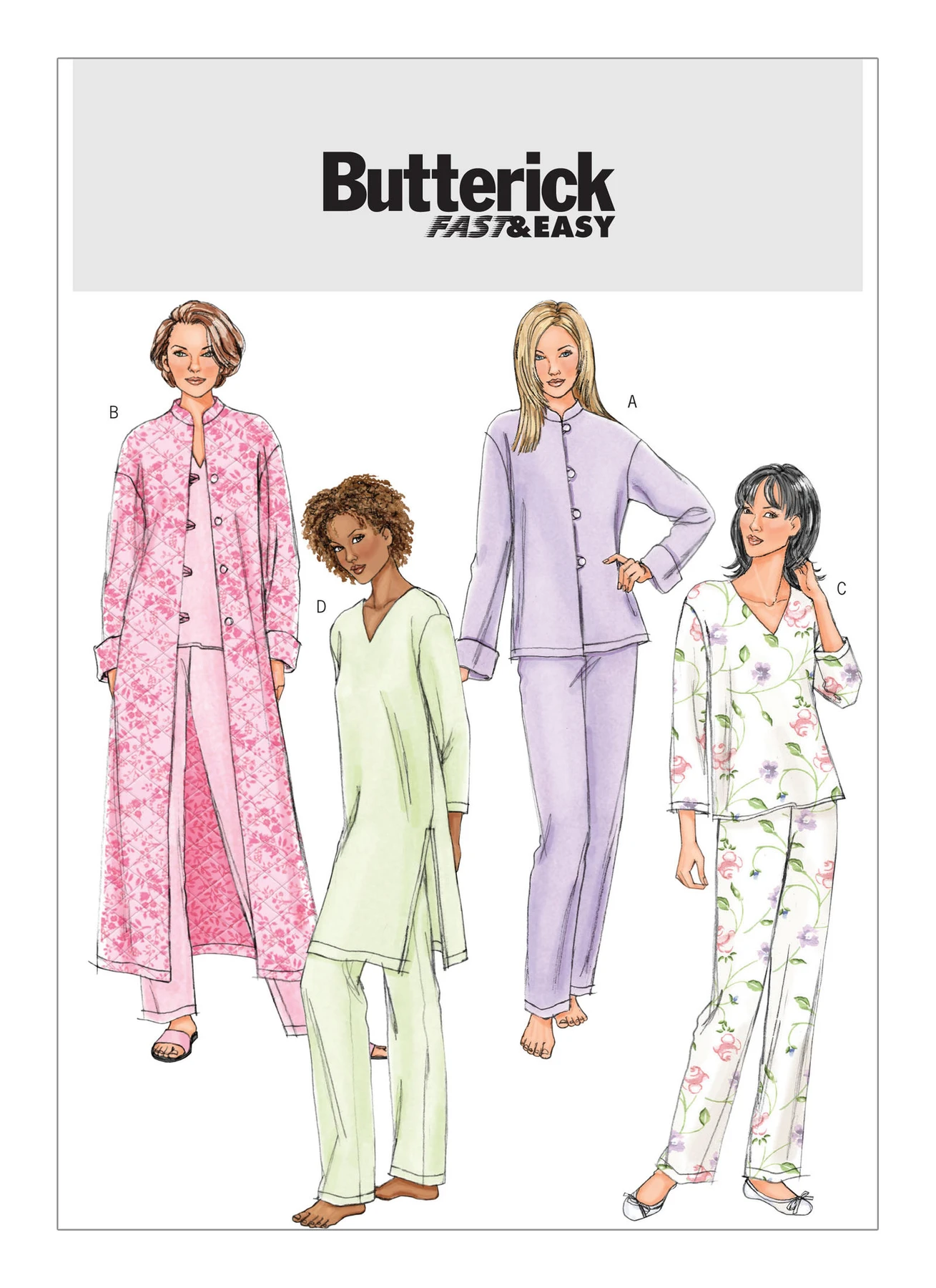 Butterick Sewing Pattern Misses'/Misses' Petite Button-Loop Jacket, Robe, Top, Tunic and Pants (PDF) 1 Butterick Sewing Pattern Misses'/Misses' Petite Button-Loop Jacket, Robe, Top, Tunic and Pants (PDF)