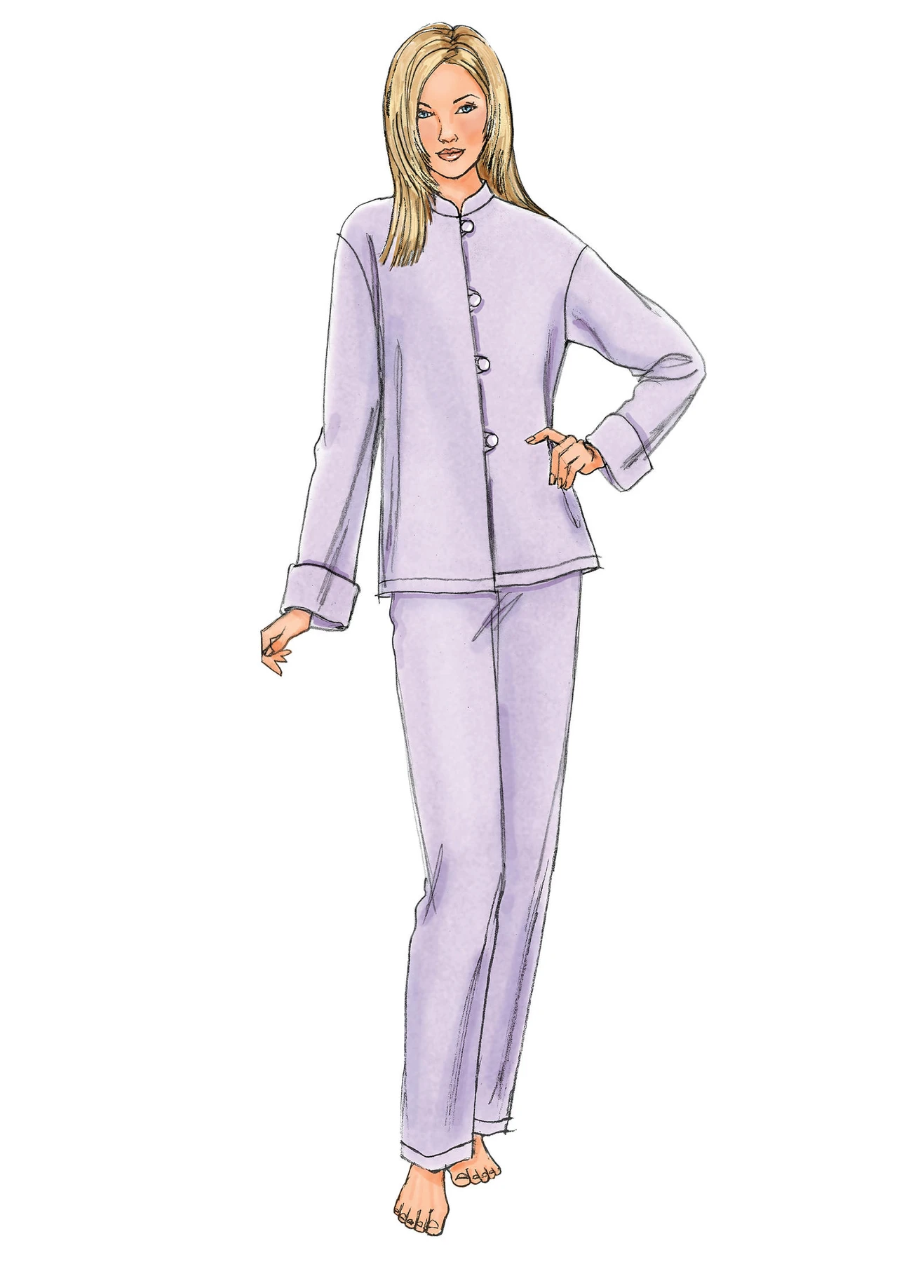 Butterick Sewing Pattern Misses'/Misses' Petite Button-Loop Jacket, Robe, Top, Tunic and Pants (PDF) 3 Butterick Sewing Pattern Misses'/Misses' Petite Button-Loop Jacket, Robe, Top, Tunic and Pants (PDF)