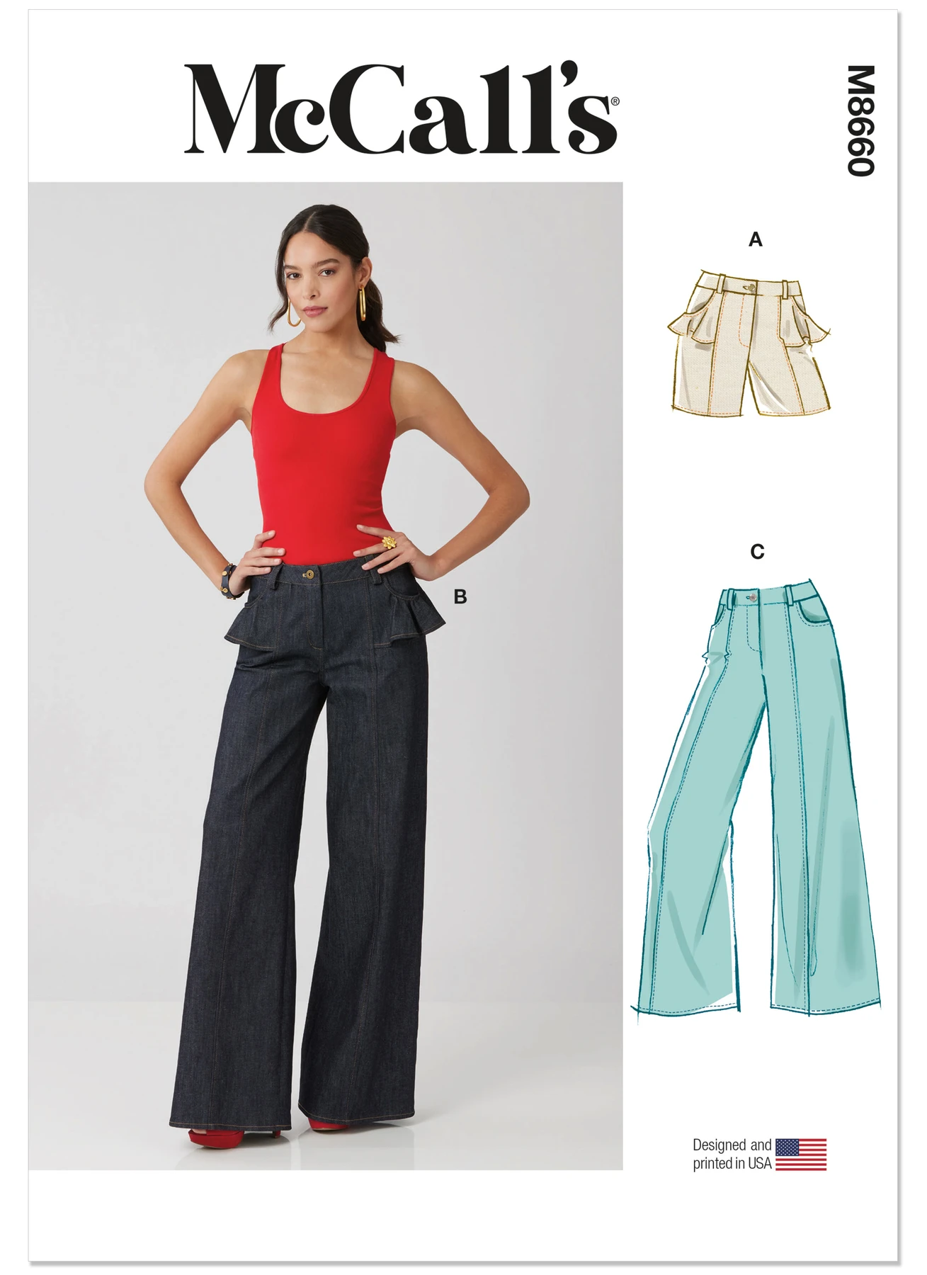 McCall's Sewing Pattern Misses' Shorts and Jeans (PDF) 1 McCall's Sewing Pattern Misses' Shorts and Jeans (PDF)