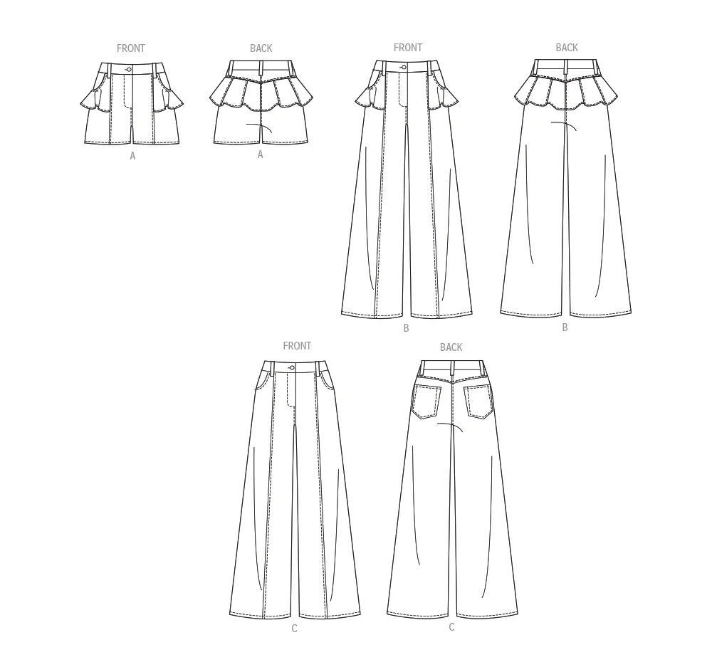 McCall's Sewing Pattern Misses' Shorts and Jeans (PDF) 7 McCall's Sewing Pattern Misses' Shorts and Jeans (PDF)