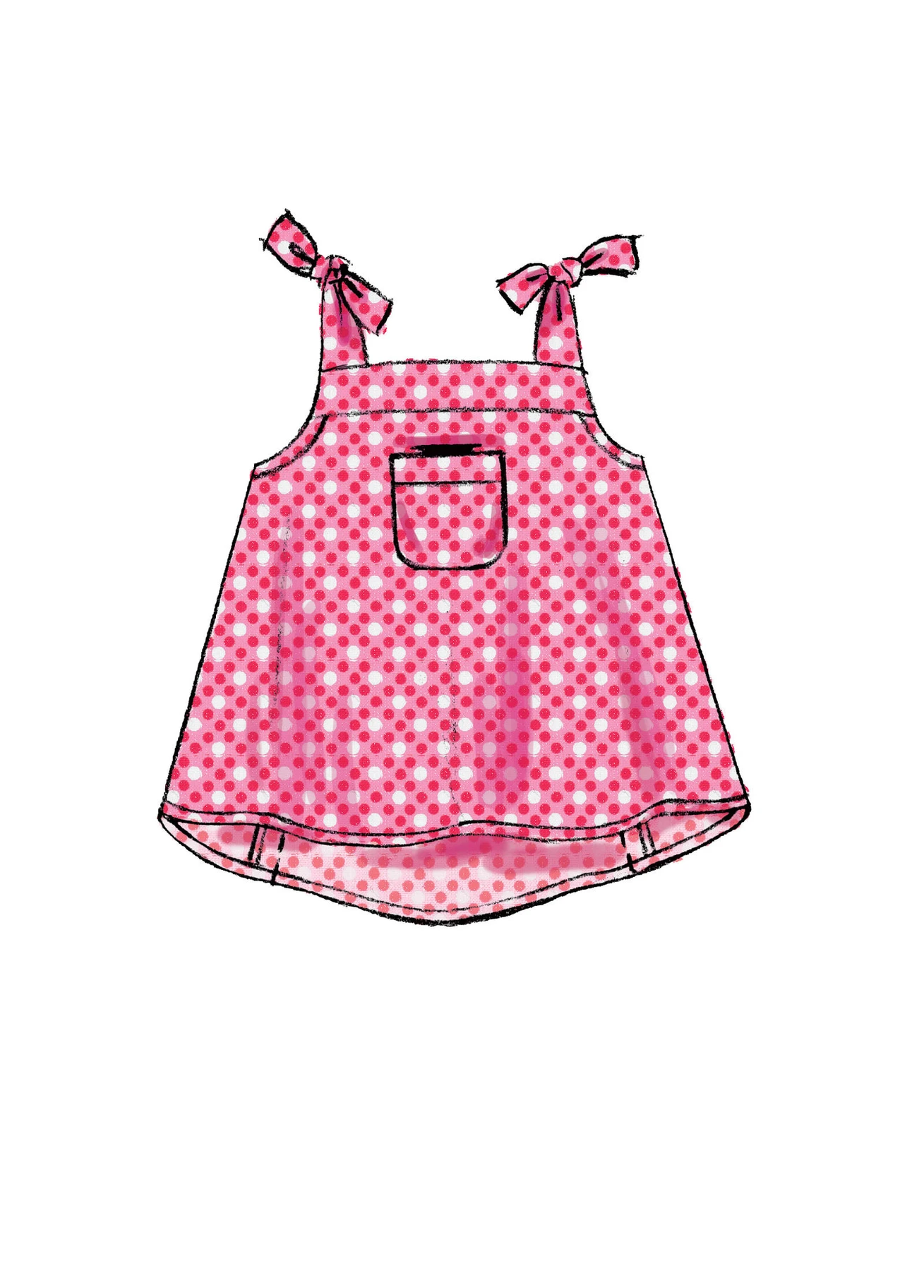 McCall's Sewing Pattern Infants' Back-Bow Dresses, Panties, Leggings and Bucket Hat 8 McCall's Sewing Pattern Infants' Back-Bow Dresses, Panties, Leggings and Bucket Hat
