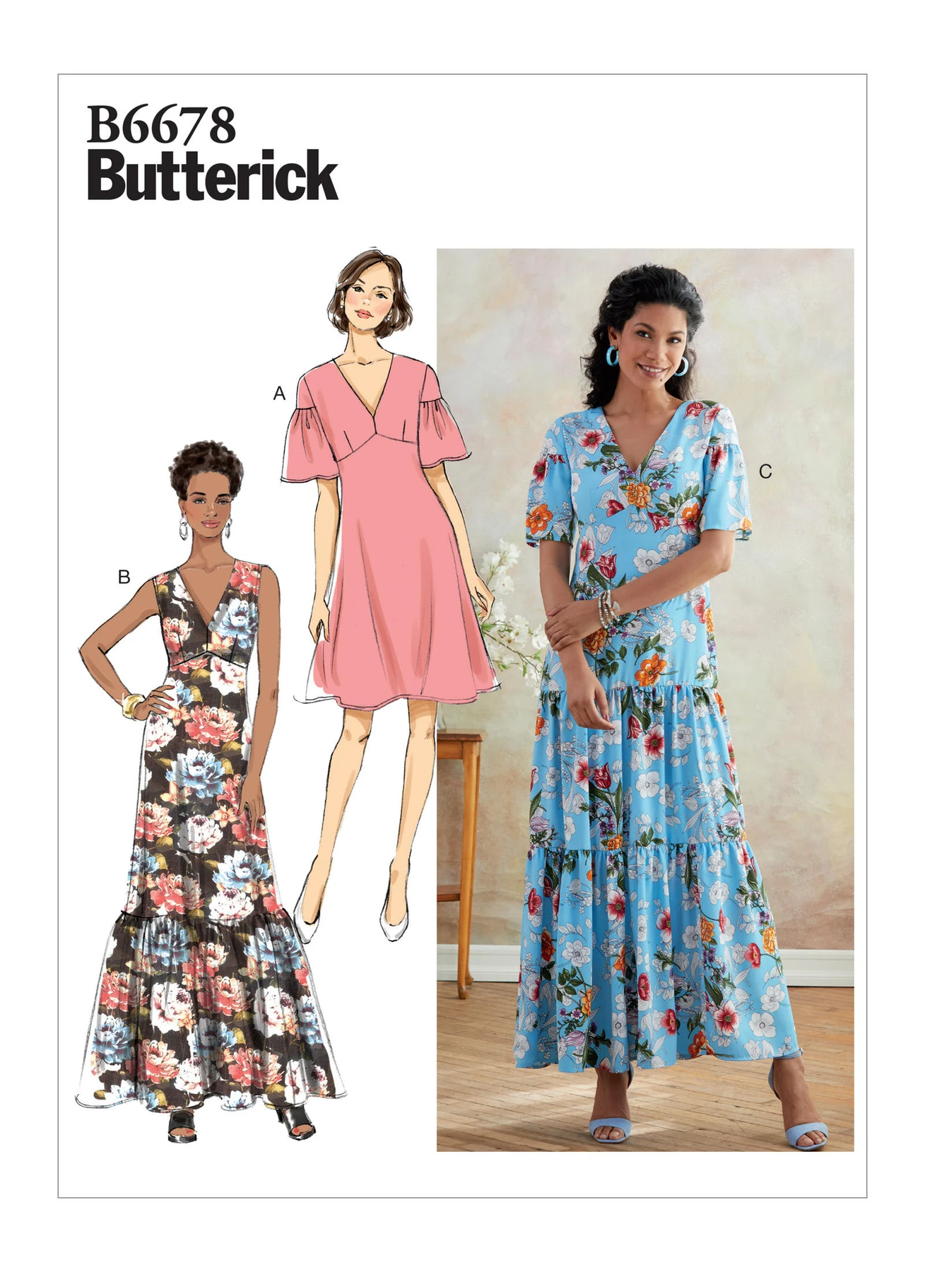 Butterick Sewing Pattern Misses'/Misses' Petite Dress 1 Butterick Sewing Pattern Misses'/Misses' Petite Dress
