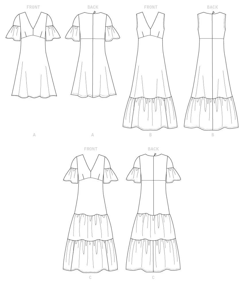 Butterick Sewing Pattern Misses'/Misses' Petite Dress 6 Butterick Sewing Pattern Misses'/Misses' Petite Dress