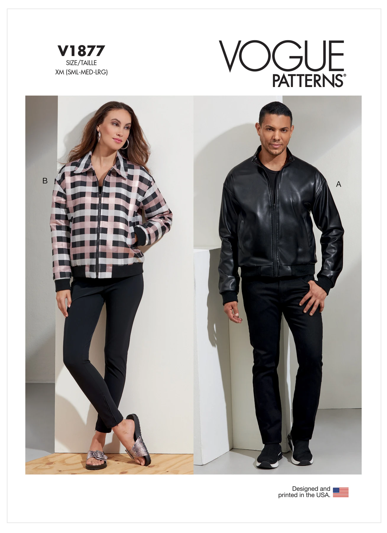Vogue Patterns Unisex Bomber Jacket 1 Vogue Patterns Unisex Bomber Jacket