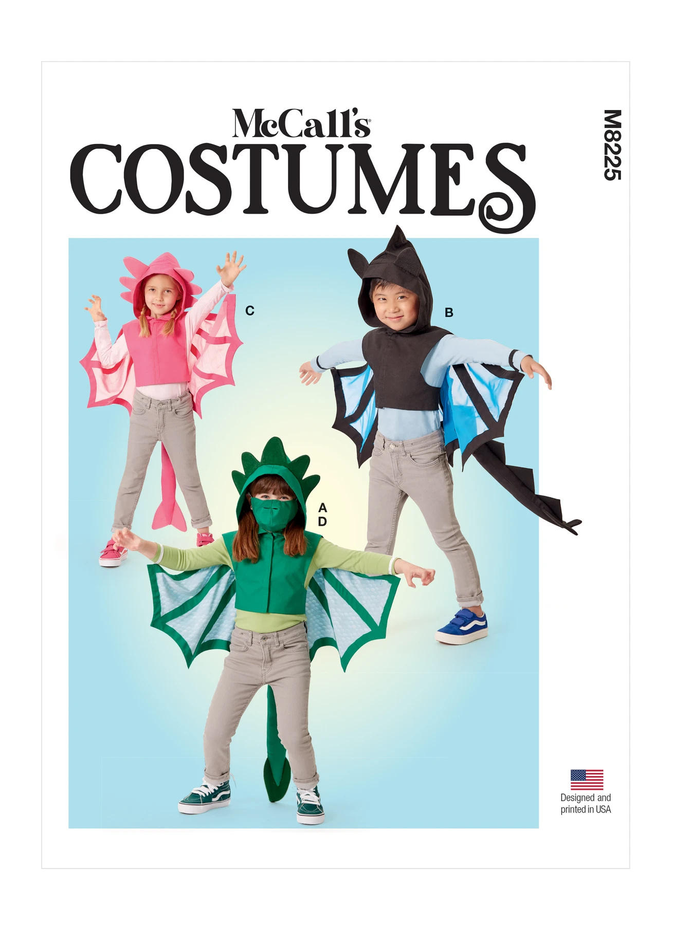 McCall's Sewing Pattern Kids' Dragon Cape and Mask (PDF) 1 McCall's Sewing Pattern Kids' Dragon Cape and Mask (PDF)