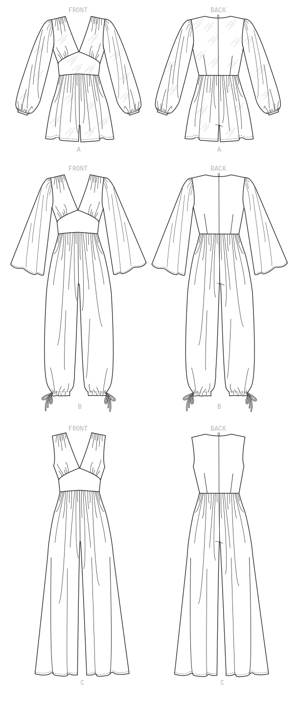 McCall's Sewing Pattern Misses' Romper and Jumpsuits 7 McCall's Sewing Pattern Misses' Romper and Jumpsuits