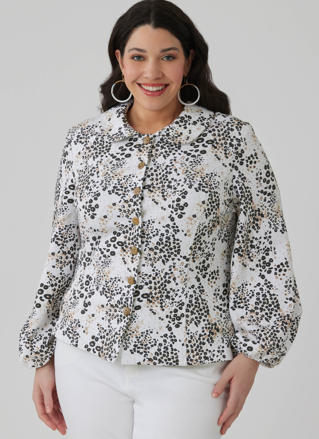 McCall's Sewing Pattern Misses' and Women's Peter Pan Collar Knit Top with Sleeve Variations 3 McCall's Sewing Pattern Misses' and Women's Peter Pan Collar Knit Top with Sleeve Variations