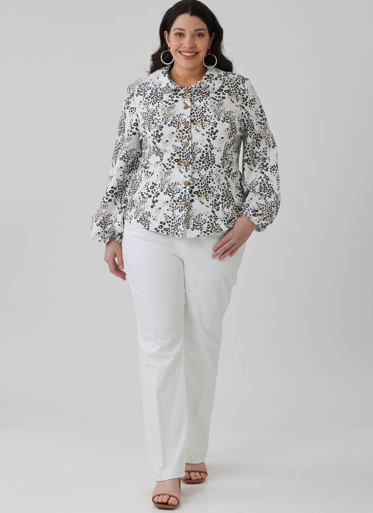 McCall's Sewing Pattern Misses' and Women's Peter Pan Collar Knit Top with Sleeve Variations 4 McCall's Sewing Pattern Misses' and Women's Peter Pan Collar Knit Top with Sleeve Variations