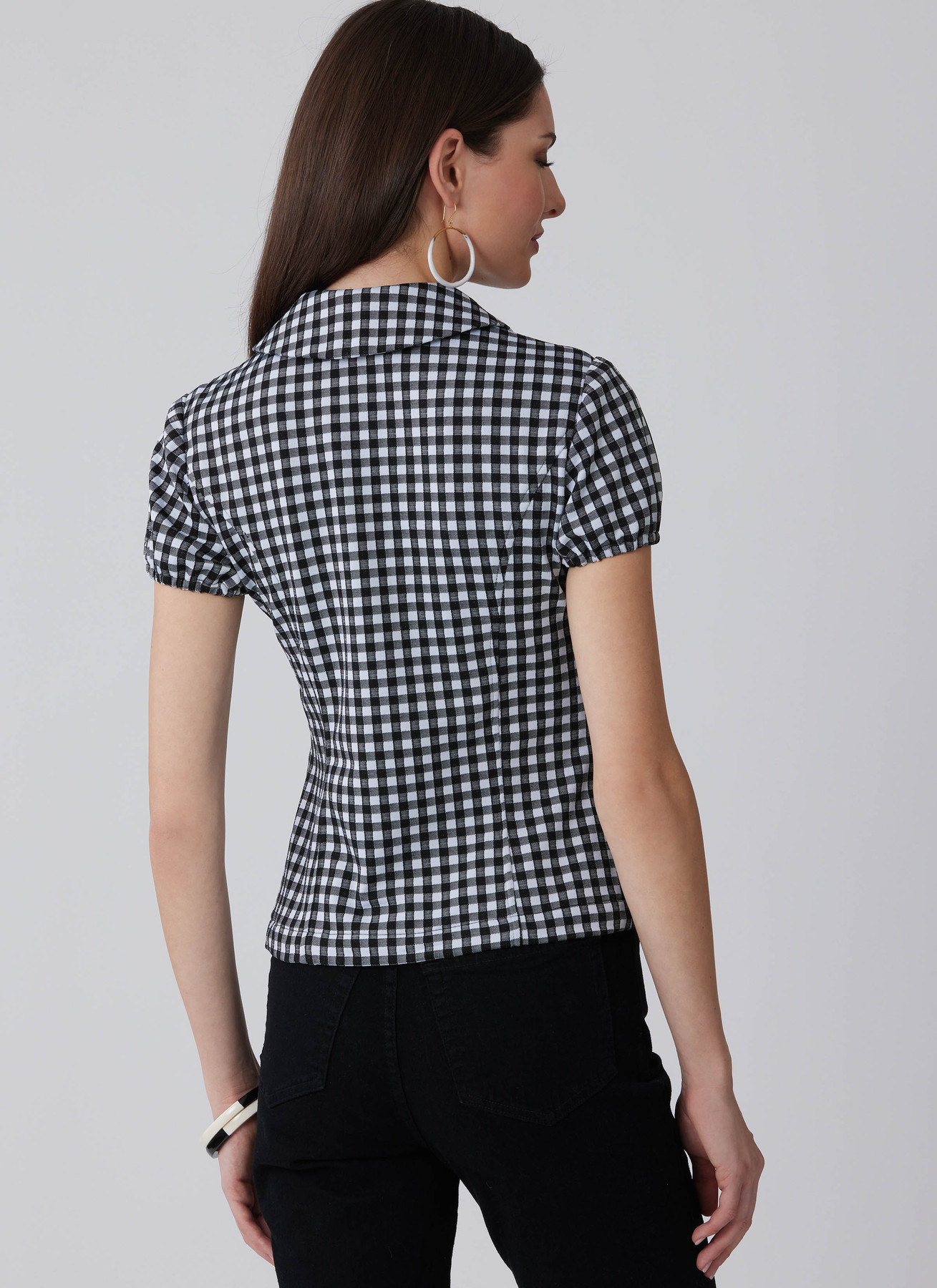 McCall's Sewing Pattern Misses' and Women's Peter Pan Collar Knit Top with Sleeve Variations 5 McCall's Sewing Pattern Misses' and Women's Peter Pan Collar Knit Top with Sleeve Variations